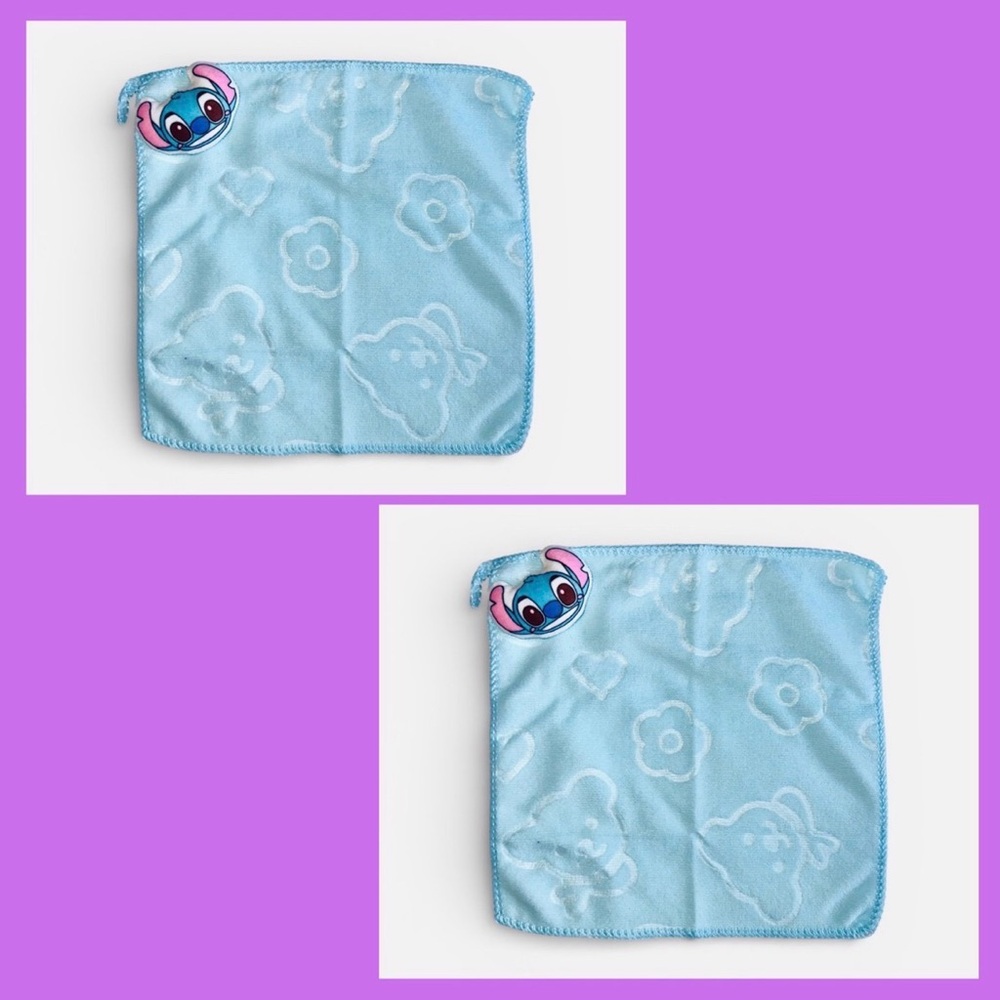 NIB 2pc Microfiber Stitch Washcloths